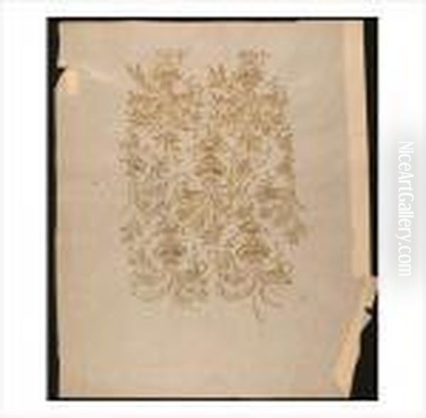 Vase Et Feuillage Oil Painting by Raoul Dufy