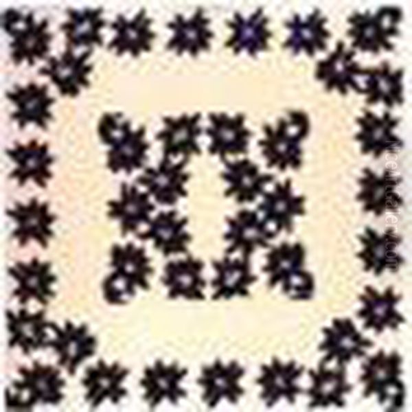 Fleurs Etoilees Oil Painting by Raoul Dufy