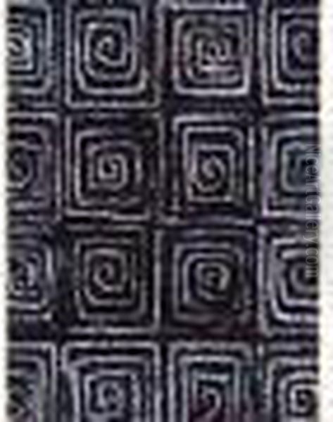 Labyrinthe Noir Sur Fond Blanc Oil Painting by Raoul Dufy