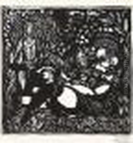 La Danse; And L'amour Oil Painting by Raoul Dufy