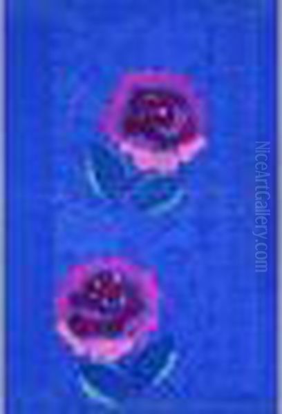 Projet De Tissu Oil Painting by Raoul Dufy