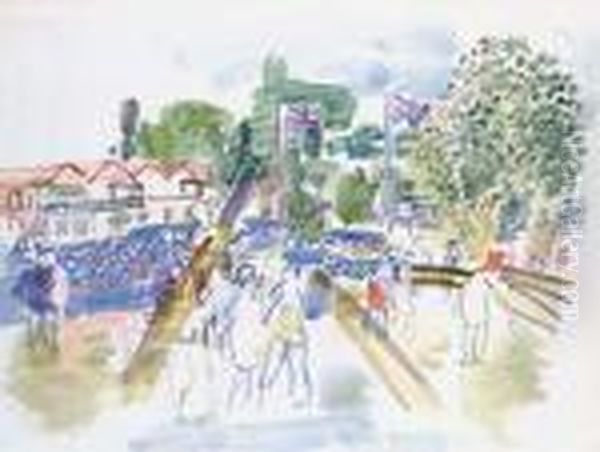 Les Regates Au Grand Pavois Oil Painting by Raoul Dufy