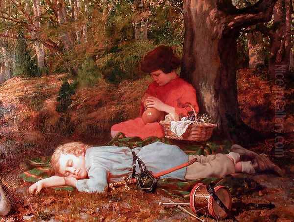 The Bivouac Oil Painting by Charles Lucy