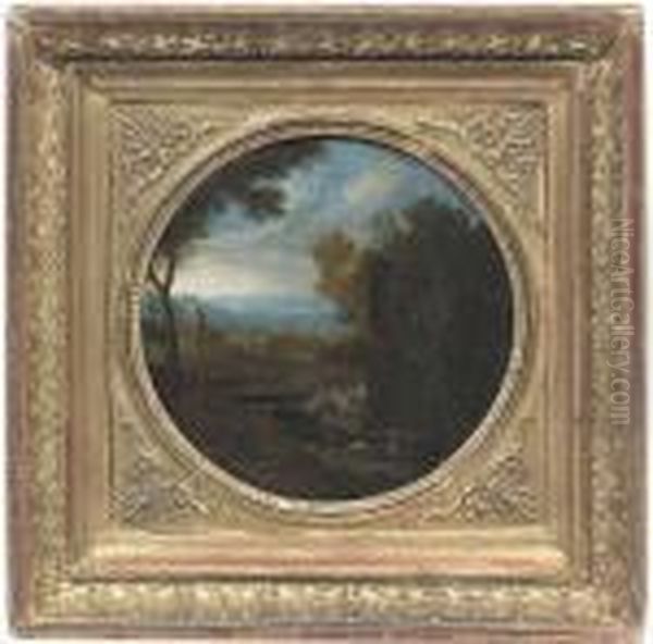 Untitled Oil Painting by Gaspard Dughet