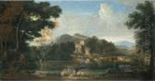 - Oil Painting by Gaspard Dughet