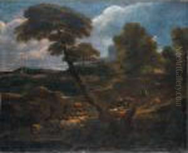 - Oil Painting by Gaspard Dughet