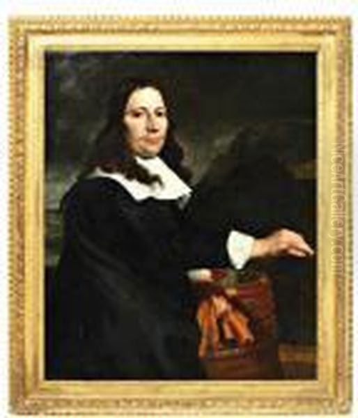 Een Wijnhandelaar Oil Painting by Karel Dujardin