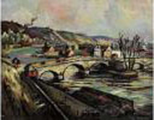 Rouen Oil Painting by Pierre Dumont