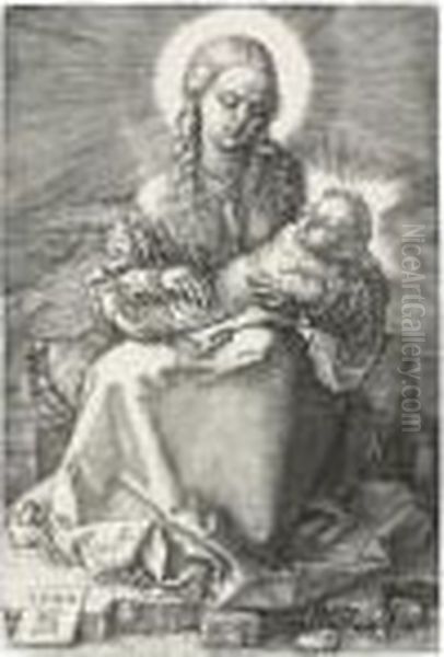 The Virgin With The Swaddled Child Oil Painting by Albrecht Durer