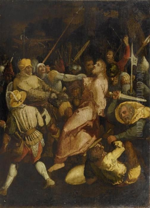 The Capture Of Christ. Oil Painting by Albrecht Durer