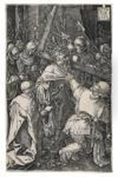 Christ Carrying The Cross Oil Painting by Albrecht Durer