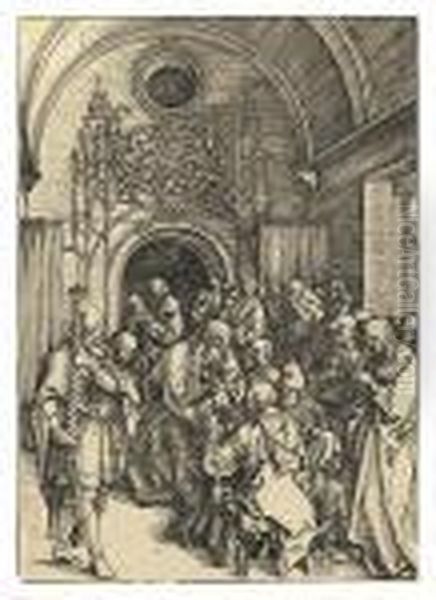 The Circumcision. Oil Painting by Albrecht Durer