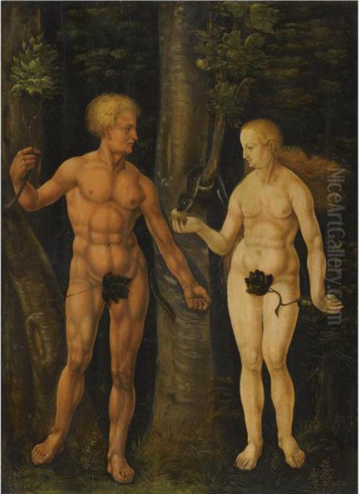The Temptation Oil Painting by Albrecht Durer