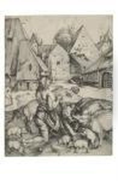 The Prodigal Son Oil Painting by Albrecht Durer