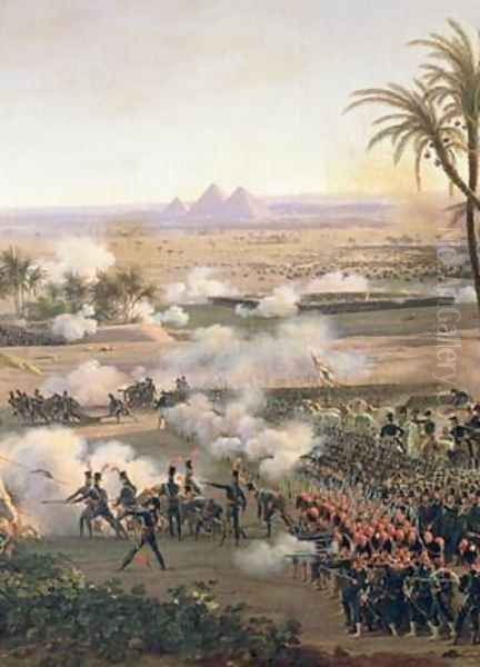 Battle of the Pyramids Oil Painting by Louis Lejeune