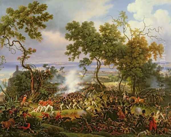 The Battle of Chiclana Oil Painting by Louis Lejeune