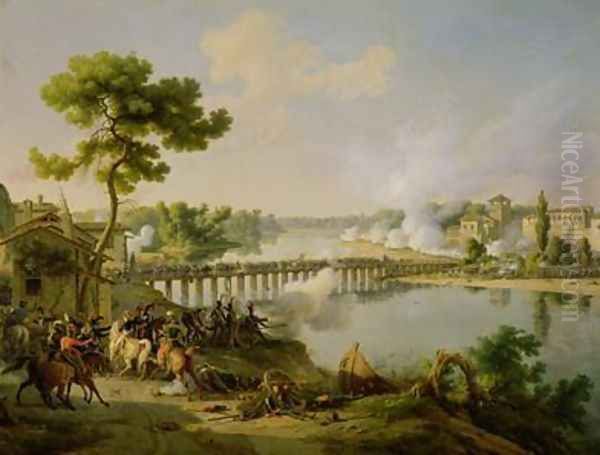 General Bonaparte 1769-1821 Giving Orders at the Battle of Lodi Oil Painting by Louis Lejeune