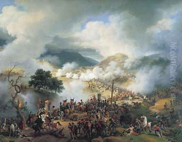Battle of Somosierra Oil Painting by Louis Lejeune