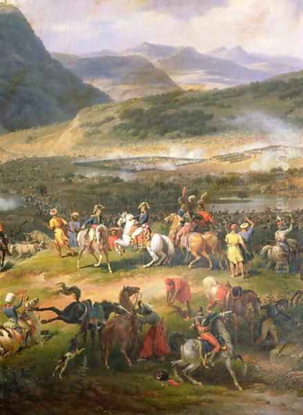 Battle of Mount Thabor 16th April 1799 detail of Napoleon and his Staff 1808 Oil Painting by Louis Lejeune
