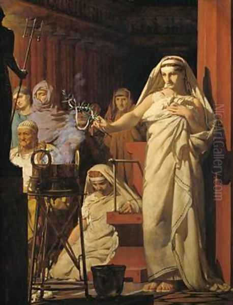 Invocation of Neptune Oil Painting by Jean Jules Antoine Lecomte du Nouy