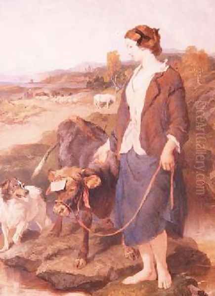 The Prize Calf Oil Painting by Sir Edwin Henry Landseer