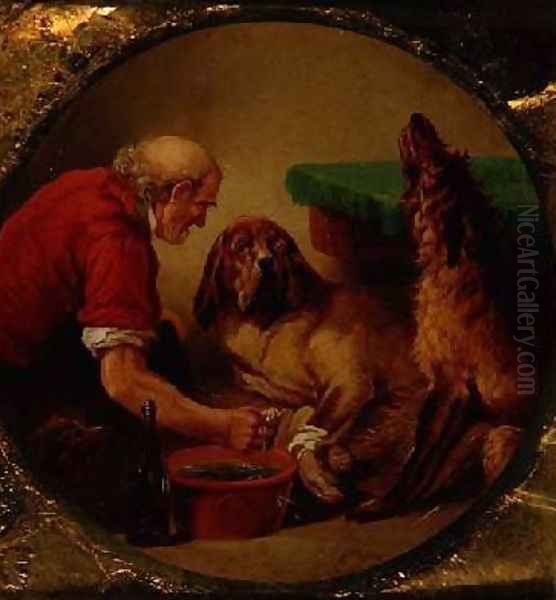 First Aid Oil Painting by Sir Edwin Henry Landseer