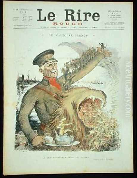 The British Lion Roars Men Oil Painting by Charles Leandre