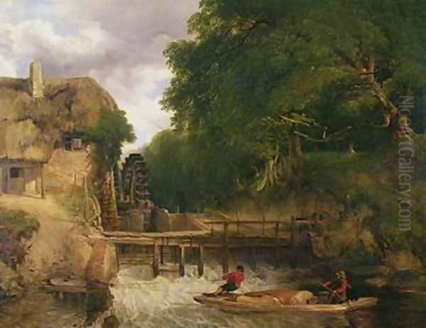 The Millers Boat Oil Painting by Frederick Richard Lee, R.A.