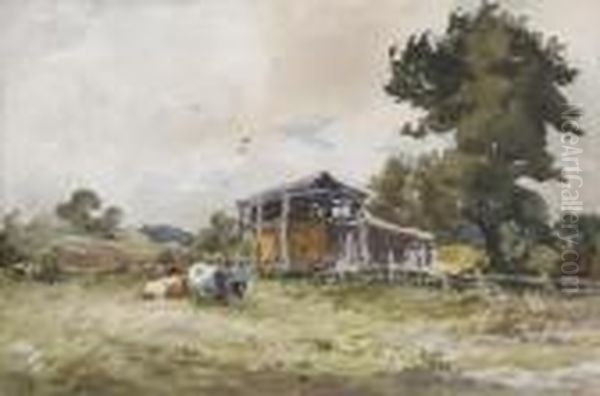 Kingsteignton Moor 
South Devon Oil Painting by Wycliffe Egginton