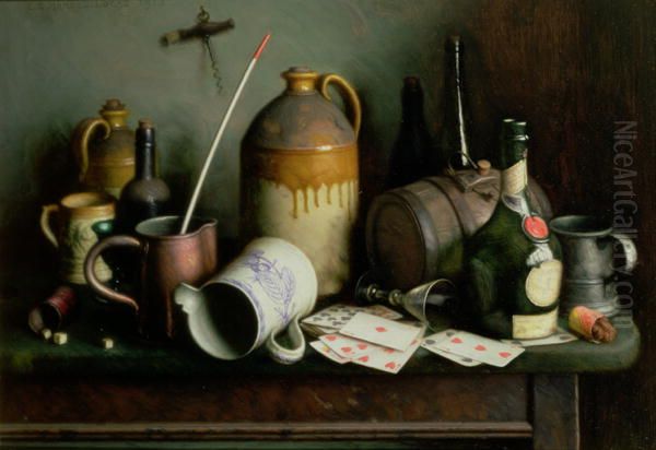 Foes in the Guise of Friends Oil Painting by Edward George Handel Lucas