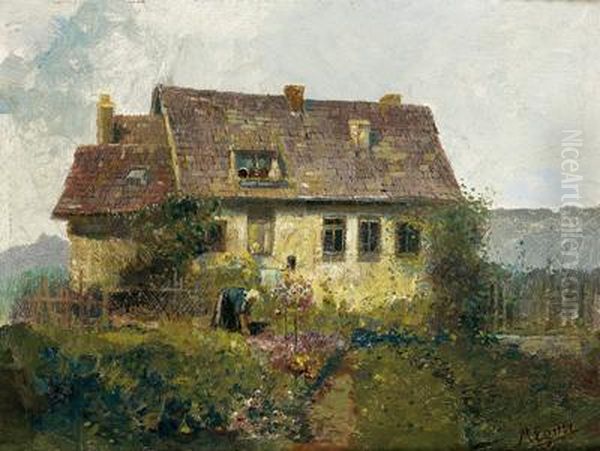 Il Giardinaggio Oil Painting by Marie Egner