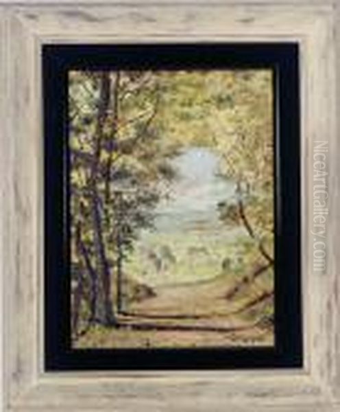 View From The Country Road Oil Painting by Louis Michel Eilshemius