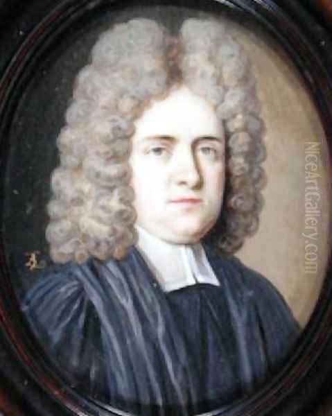 The Reverend Dr. Harris Oil Painting by Bernard III Lens