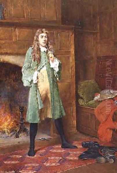 The Dashing Cavalier Oil Painting by John Arthur Lomax