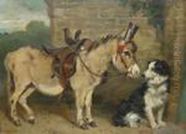 Readyfor The Morning Ride Oil Painting by John Emms