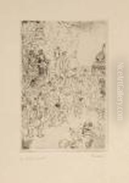 Le Christ Insulte Oil Painting by James Ensor