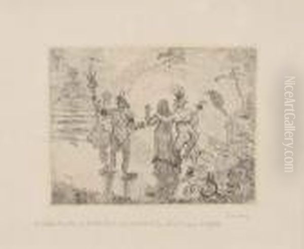 Eau-forte. Oil Painting by James Ensor