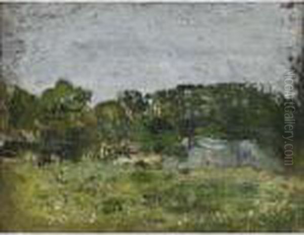 Oree De La Foret Oil Painting by James Ensor