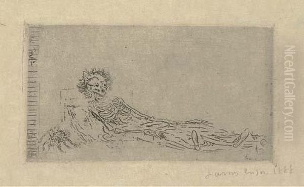 Mon Portrait Oil Painting by James Ensor