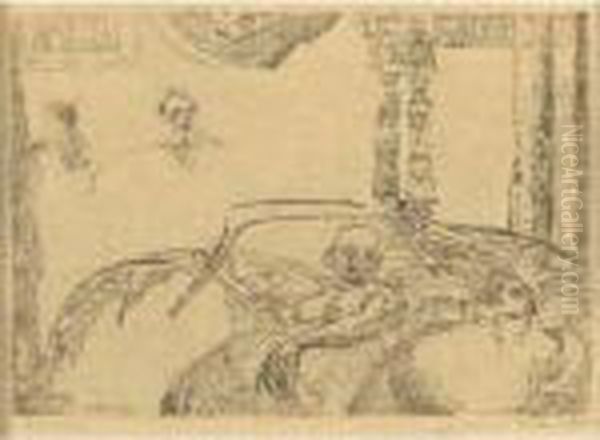 Lust (t. 59) Oil Painting by James Ensor