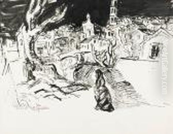 Motyw Z Poludnia Francji Oil Painting by Henri Epstein