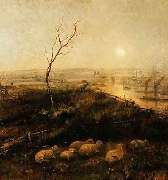 Strayed Oil Painting by Cecil Gordon Lawson