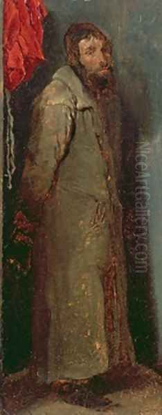 Study of a Jewish Merchant Oil Painting by Lord Frederick Leighton