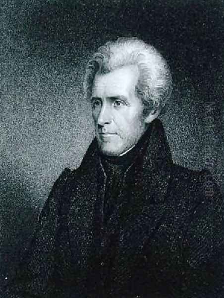 Andrew Jackson Oil Painting by James Barton Longacre