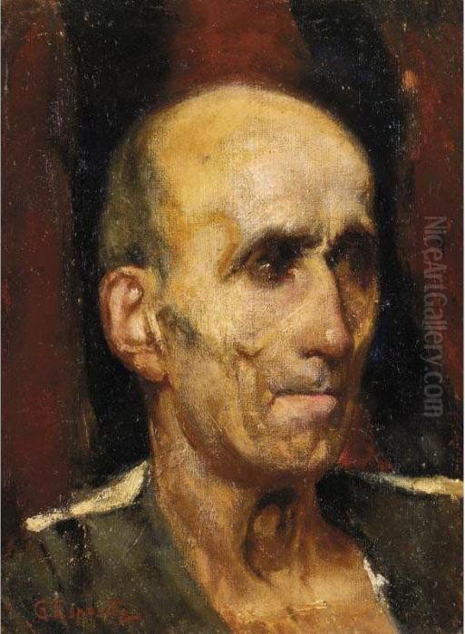 Ritratto Di Uomo Oil Painting by Gaetano Esposito