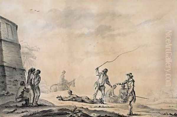 The Four Stakes 1785 Oil Painting by Charles de Lyver