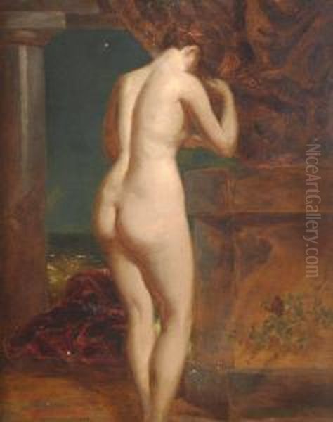 Nude Study Oil Painting by William Etty