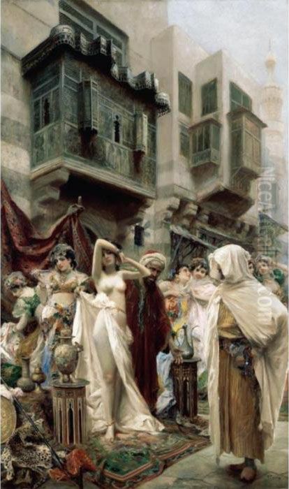 Her Master's Choice Oil Painting by Fabbio Fabbi