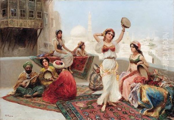 On The Terrace
Oil On Canvas Oil Painting by Fabbio Fabbi