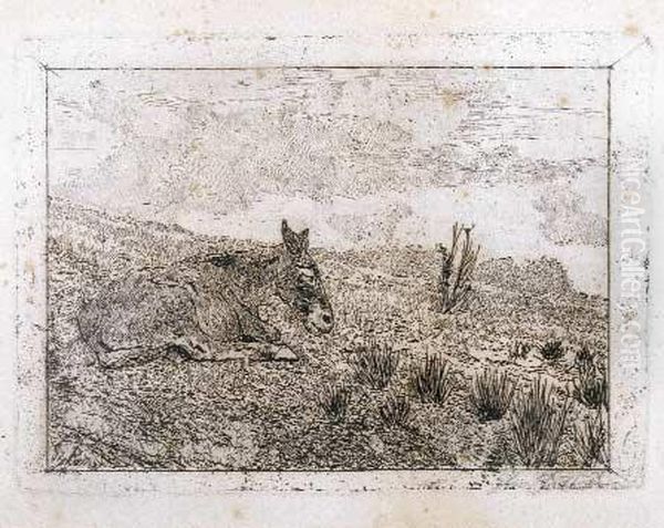 Somaro In Riposo Oil Painting by Giovanni Fattori